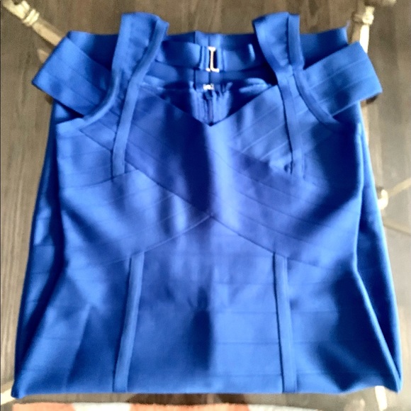 Super sexy, classy Royal Blue BODYCON dress😍NWOT - Picture 4 of 5